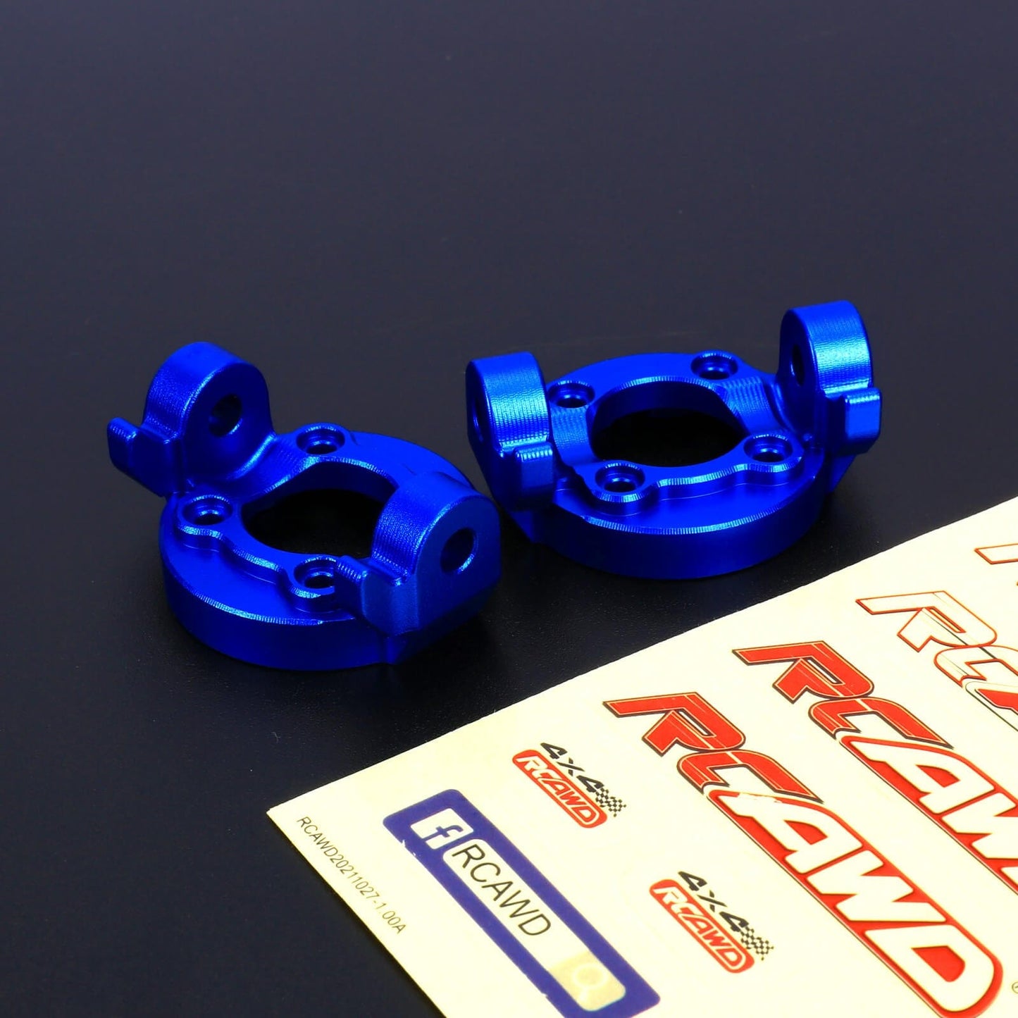 RCAWD LOSI 1/8 LMT Navy Blue RCAWD Losi Upgrades Spindle Carrier Set for1/8 LMT LOS244003