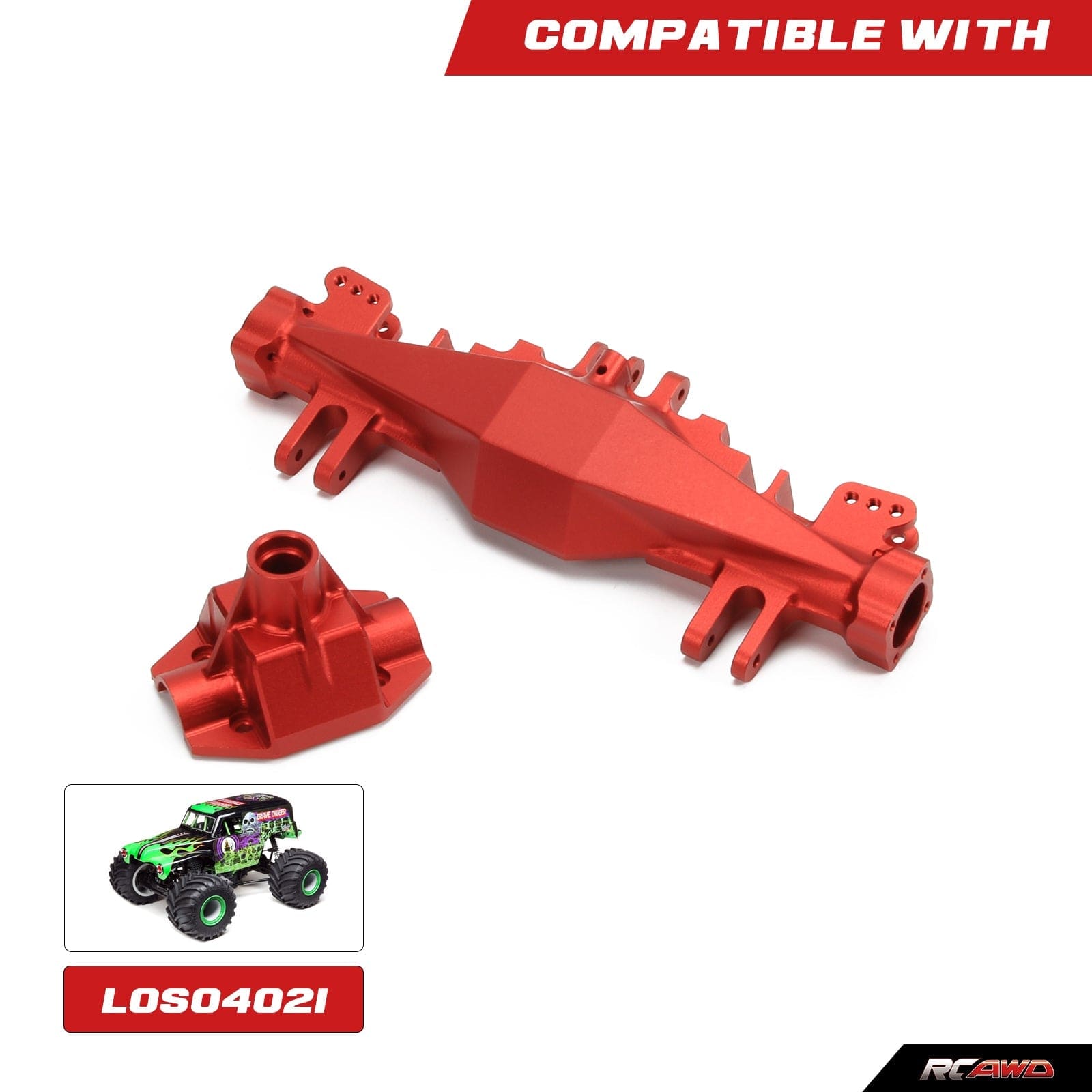 RCAWD LOSI 1/8 LMT RCAWD Losi 1/8 LMT Axle Housing Complete Set