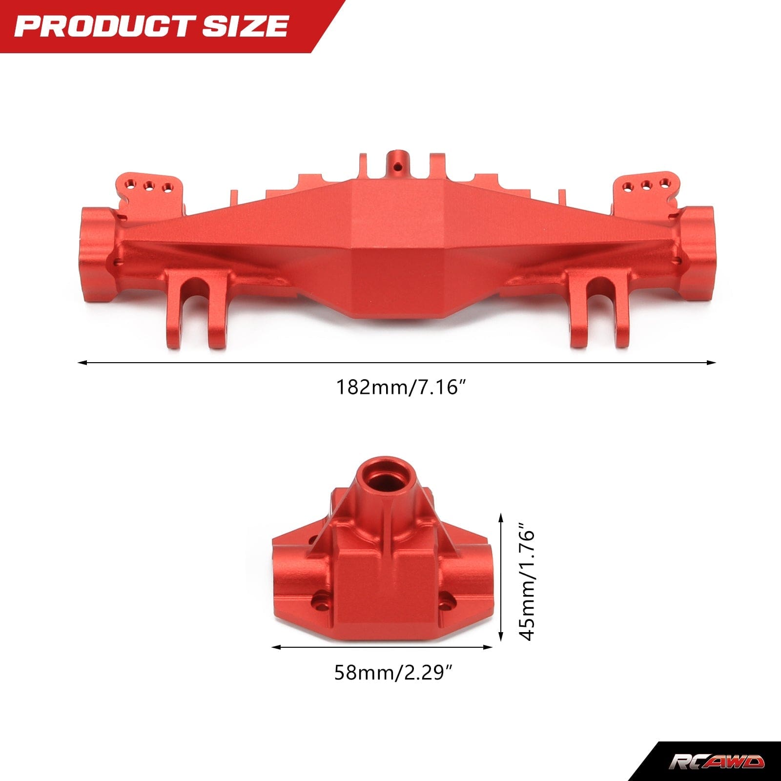 RCAWD LOSI 1/8 LMT RCAWD Losi 1/8 LMT Axle Housing Complete Set