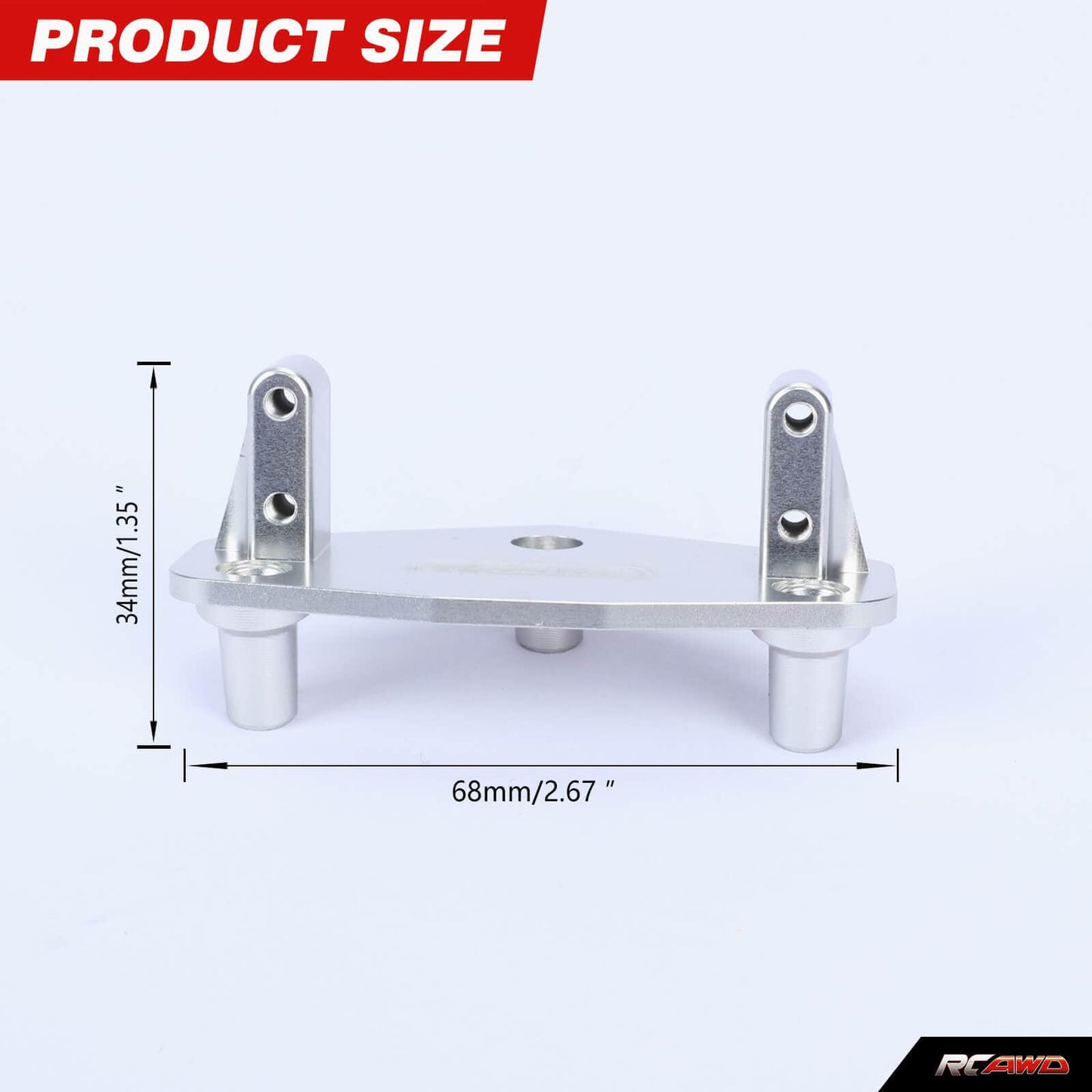 RCAWD LOSI 1/8 LMT RCAWD Losi 1/8 LMT Steering Servo Mount Plate LOS241036S