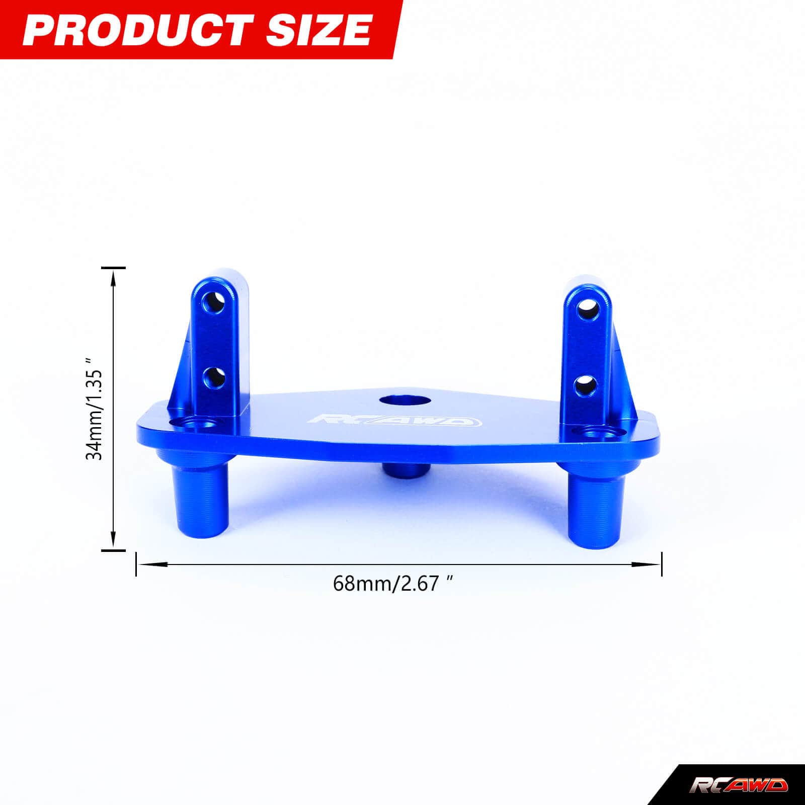 RCAWD LOSI 1/8 LMT RCAWD Losi LMT Upgrades Steering Servo Mount Plate