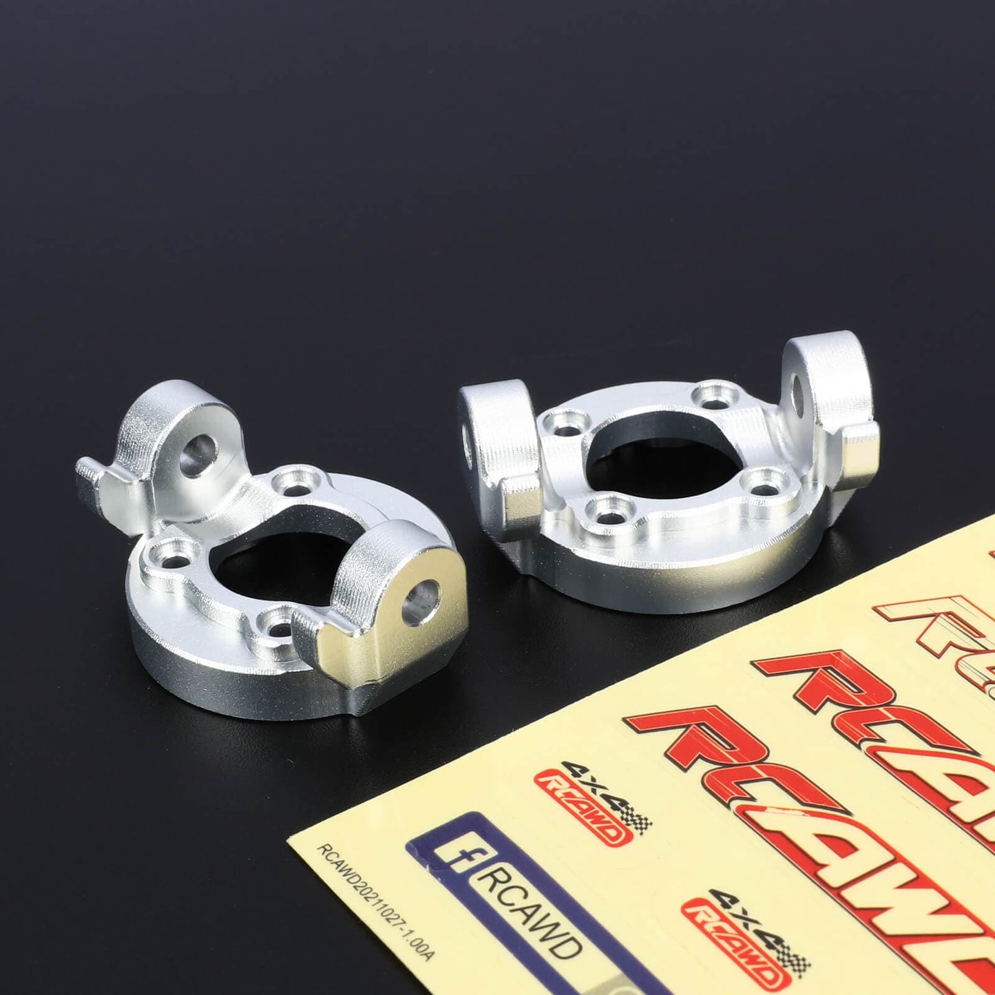 RCAWD LOSI 1/8 LMT Silver / Spindle Carrier Set RCAWD Losi Upgrades Spindle Carrier Set with Spindle Carrier Set for1/8 LMT LOS244003 LOS242052