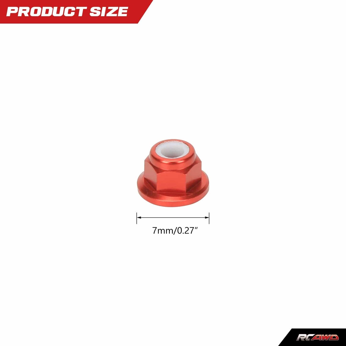 RCAWD Losi 22s Aluminum 4mm Nuts - RCAWD