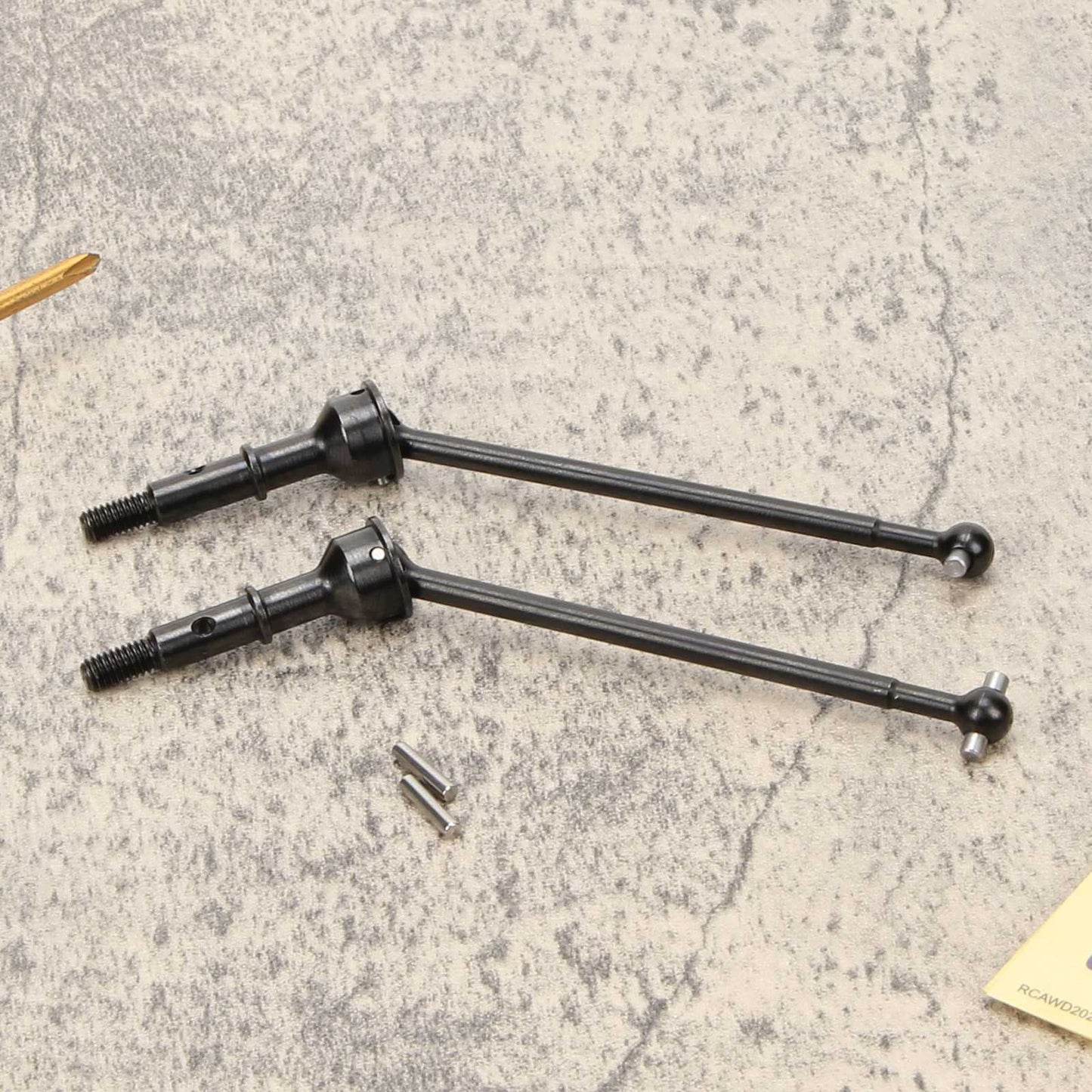 RCAWD Losi 22S Black RCAWD losi 22s CVD Driveshaft Set #45 Steel  LOS232071