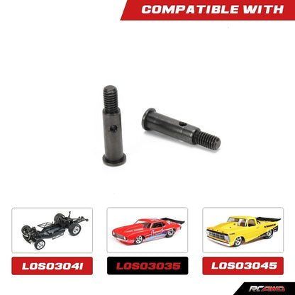 RCAWD Losi 22S Black RCAWD Losi 22S upgrade  Steel Front Axle LOS232044 2pcs