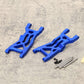 RCAWD Losi 22S Dark Blue / Front RCAWD Losi 22s upgrades Lower Suspension Arm A-arm sest LOS234043 LOS234044