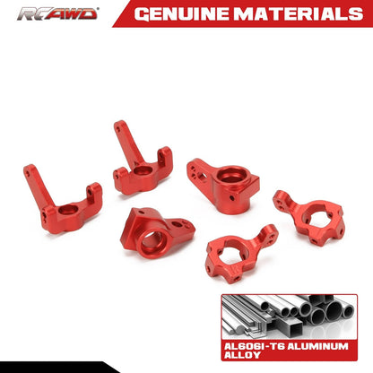 RCAWD Losi 22S RCAWD Losi 22s Upgrades Caster Block & Rear Hub & Front Spindle Set for Camaro