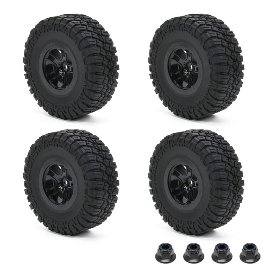 RCAWD Losi Baja Rey 119*47mm Mounted Tires Pre - glued 10 Spokes 4pcs - RCAWD