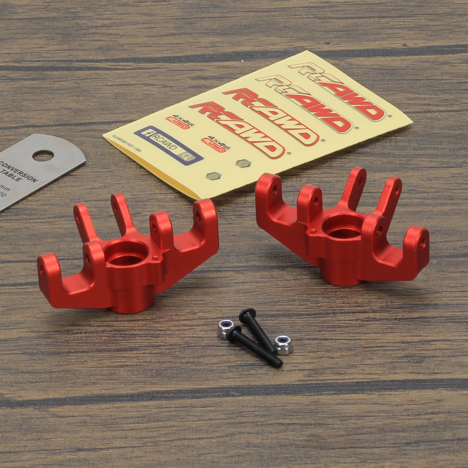 RCAWD Losi Baja Rey 2.0 Aluminum Front Hub Spindle Set