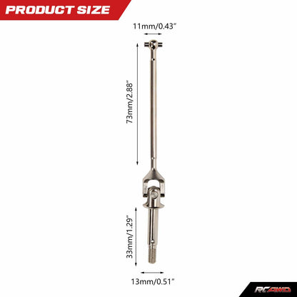 RCAWD Losi Baja Rey #45 steel 130mm Front Axle - RCAWD