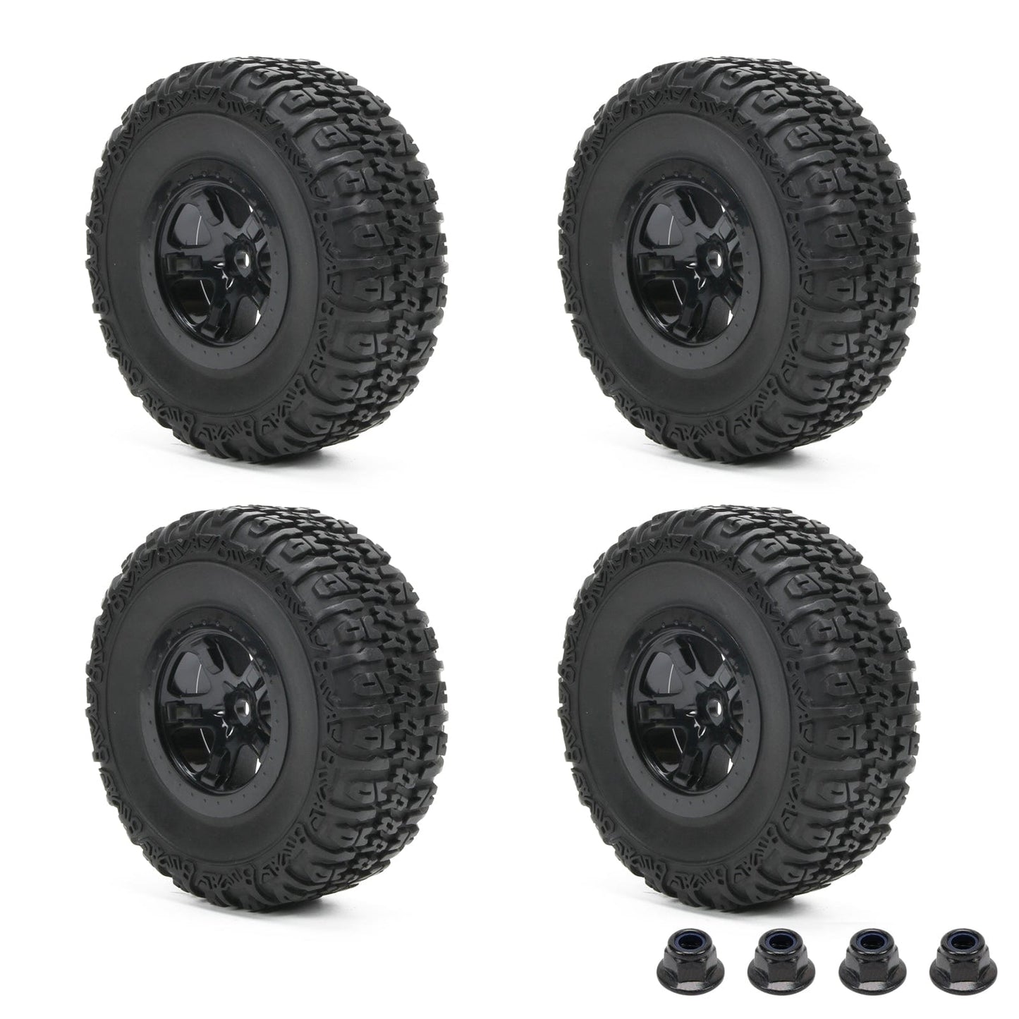 RCAWD LOSI Baja Rey 4WD RCAWD Losi Baja Rey 4WD Upgrades Alpine Front/Rear 2.2/3.0 Pre-Mounted 5 Spokes Tires