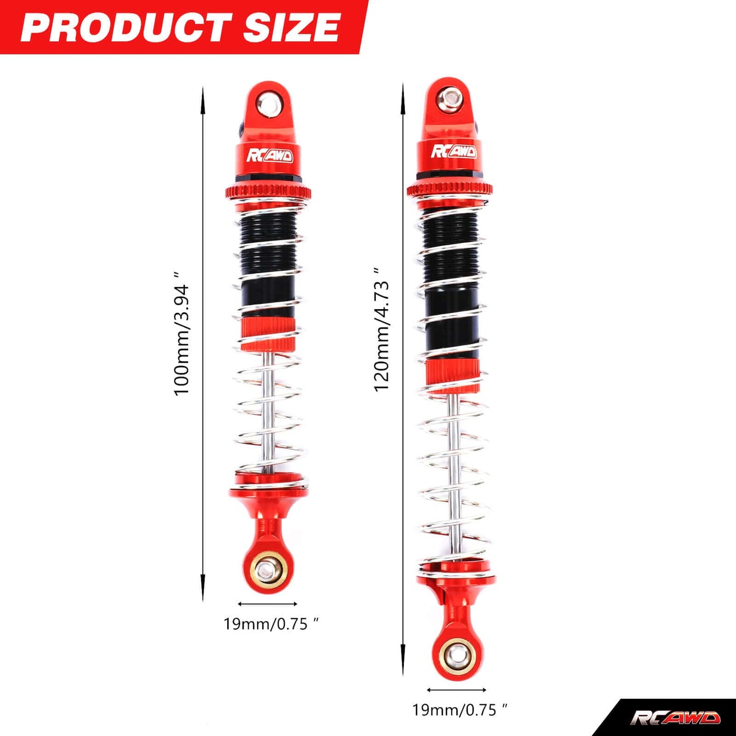 RCAWD LOSI Baja Rey 4WD Upgrades front and rear shock - RCAWD