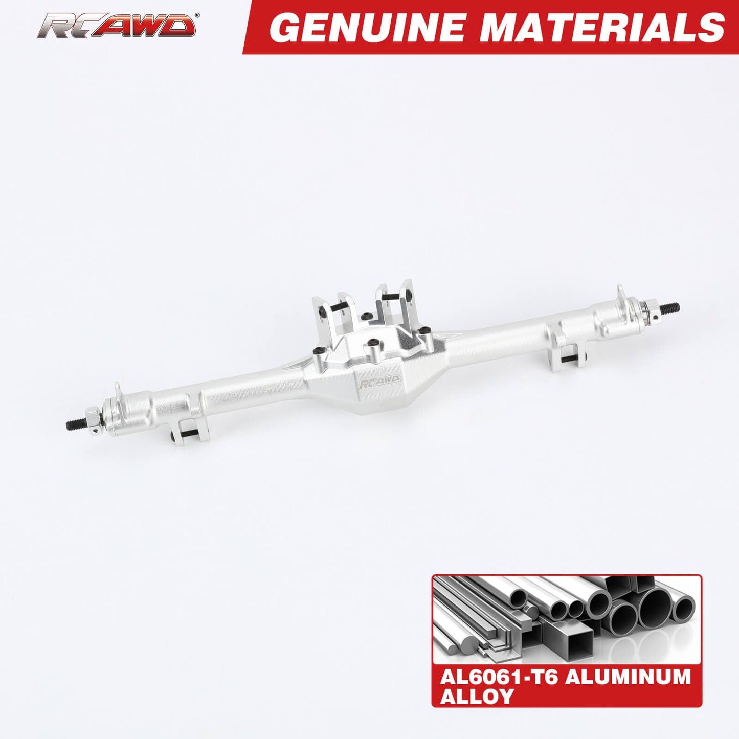 RCAWD Losi Baja Rey 4WD Upgrades Rear Axles complete Set with gears and metal axles - RCAWD