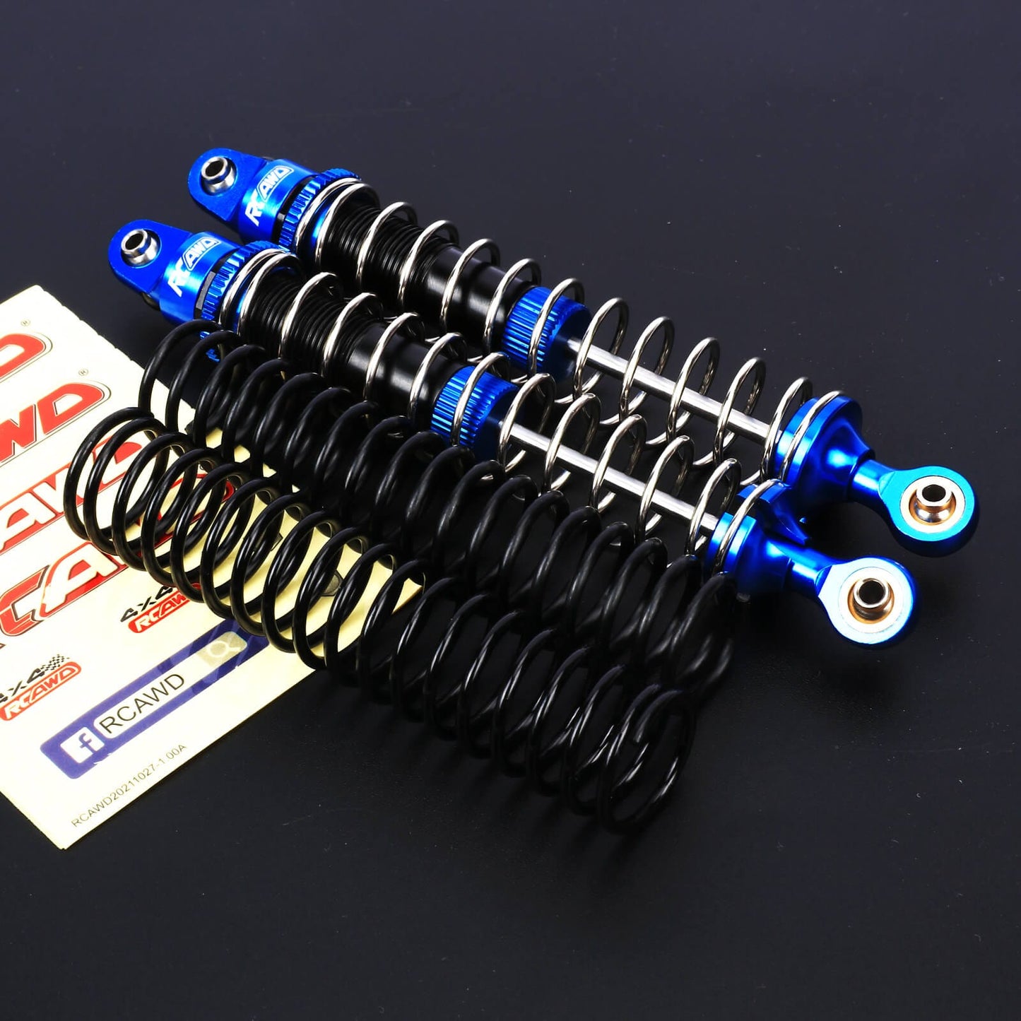 RCAWD losi baja rey Blue RCAWD LOSI Baja Rey Rear Shock 120mm