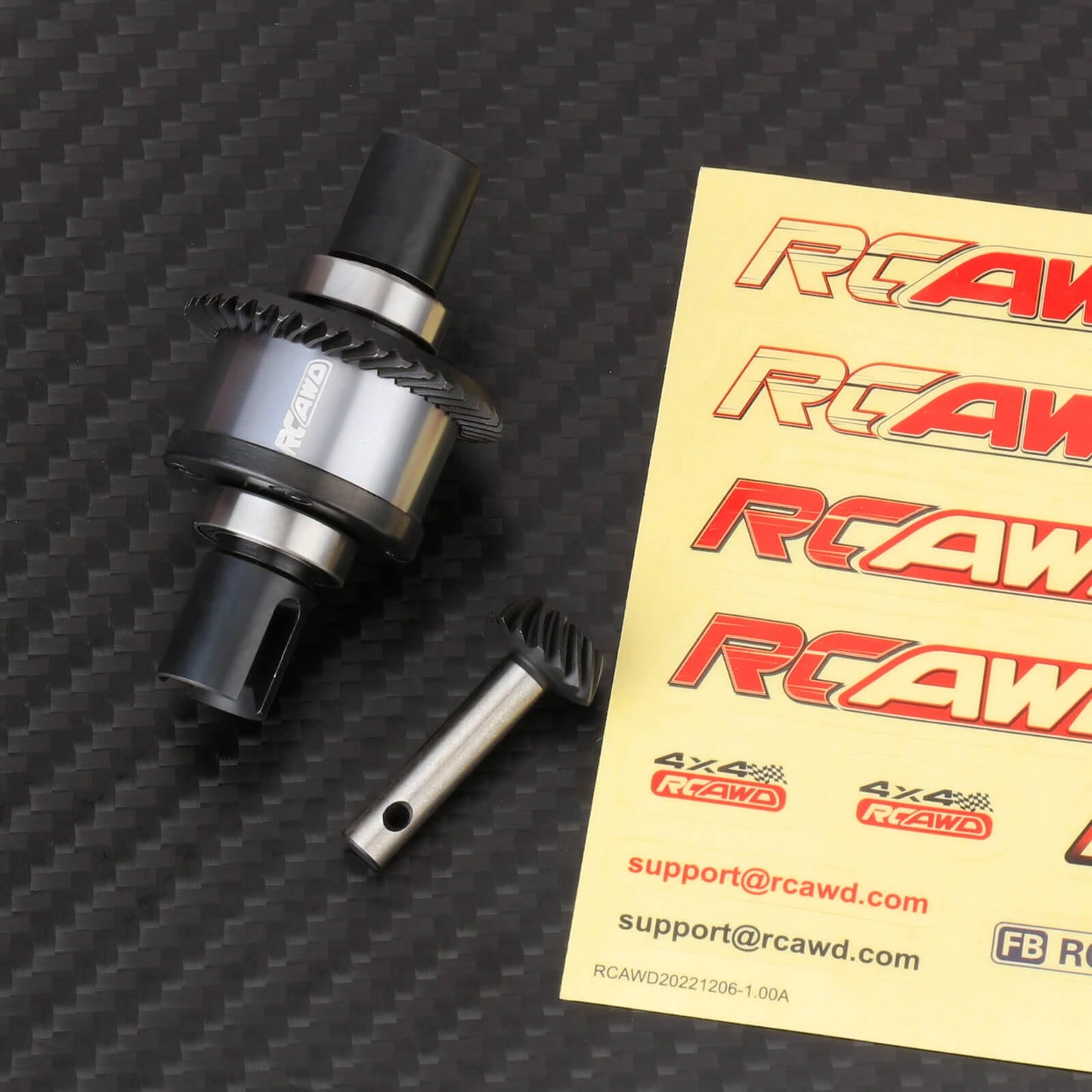 RCAWD losi baja rey Front Differential Assemblies RCAWD 40T 14T Front Differential Assemblies Set For Losi 1/10 Series