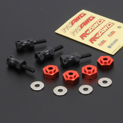 RCAWD Losi Baja Rey Hammer Rey Upgrades Lengthen 15mm to 17mm Hex - RCAWD