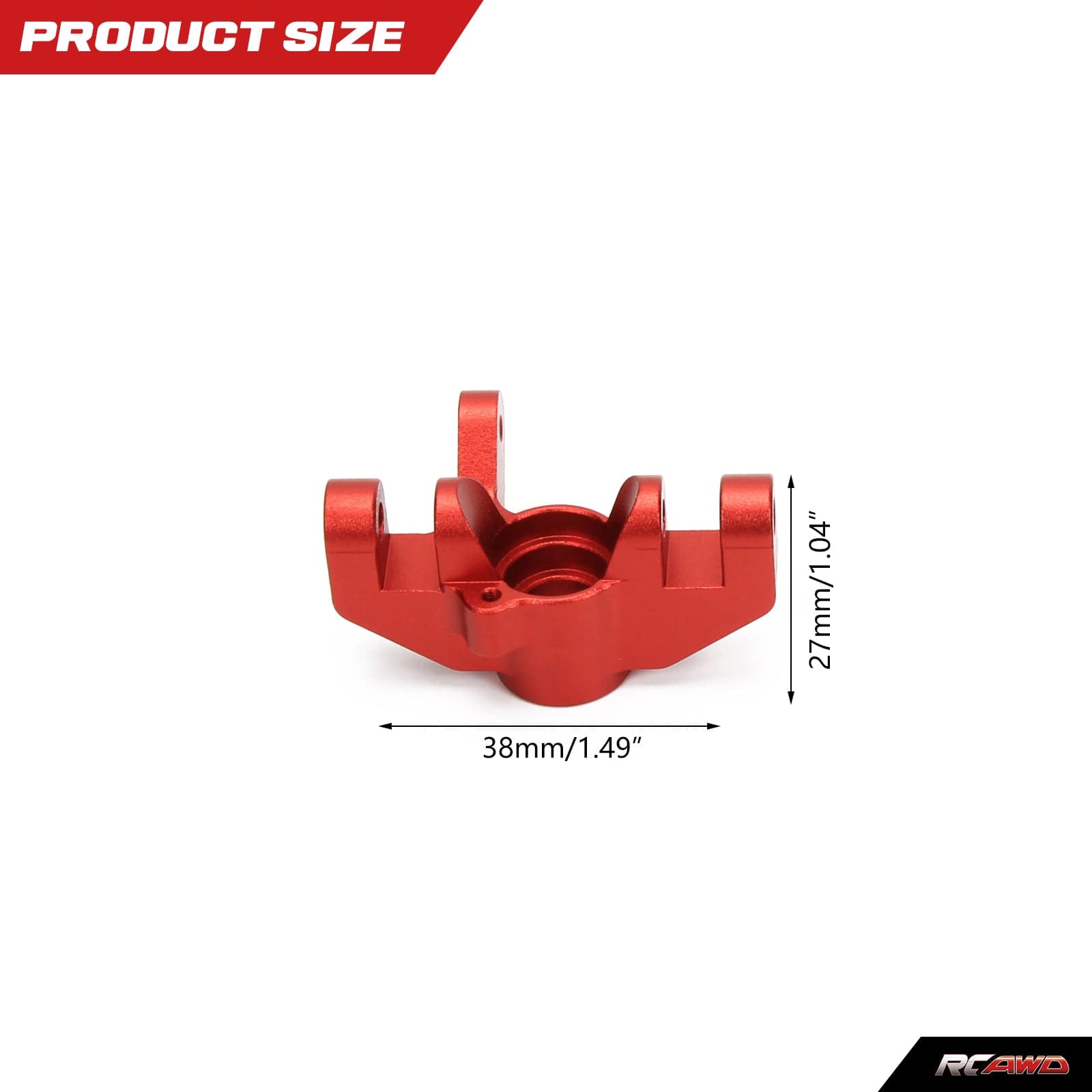 RCAWD Losi Baja Rey Hammer Rey Upgrades RC Steering Spindle Set 2pcs - RCAWD