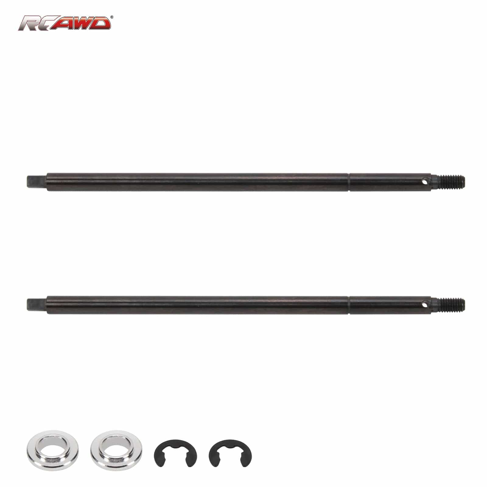 RCAWD losi baja rey RCAWD 1/10 Losi Baja Rey upgrades #45 steel Rear Axle Shaft Set 6*142.5MM LOS232014 also compatible with Hammer Rey