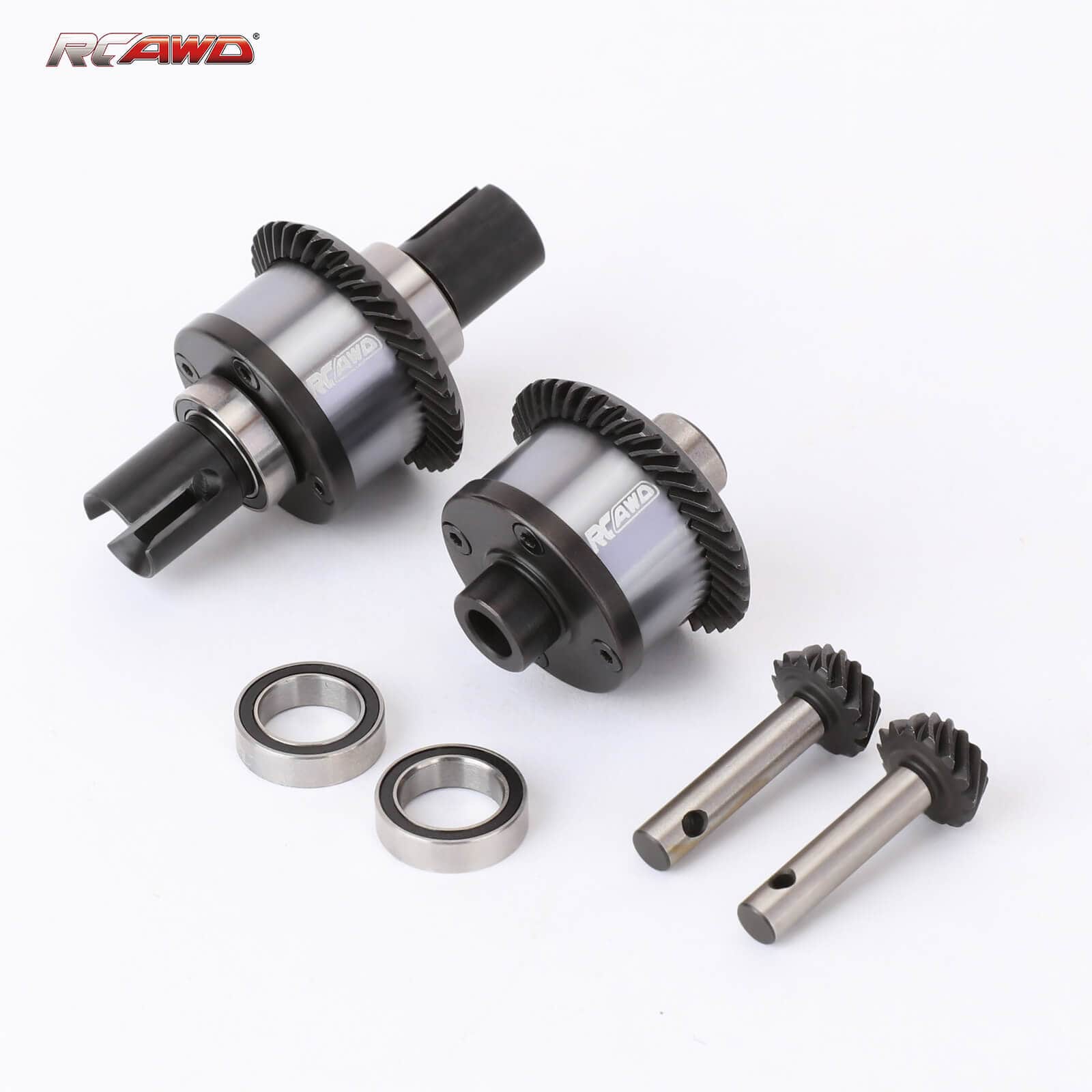 RCAWD losi baja rey RCAWD 40T 14T Rear Differential Assemblies Set For Losi 1/10 Baja Rock Hammer Rey