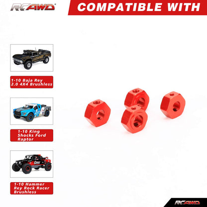 RCAWD losi baja rey RCAWD Losi Baja Rey Hammer Rey Upgrades Hex Pin Set 4pcs