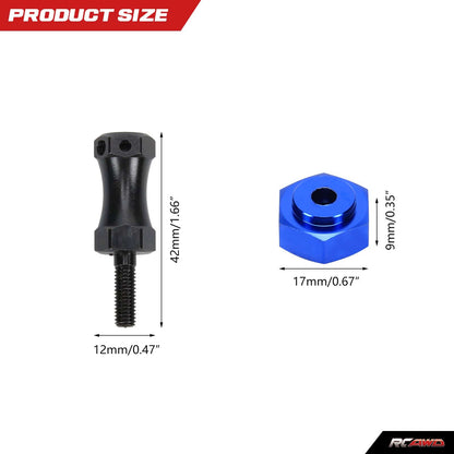 RCAWD losi baja rey RCAWD Losi Baja Rey Hammer Rey Upgrades Lengthen 15mm to 17mm Hex