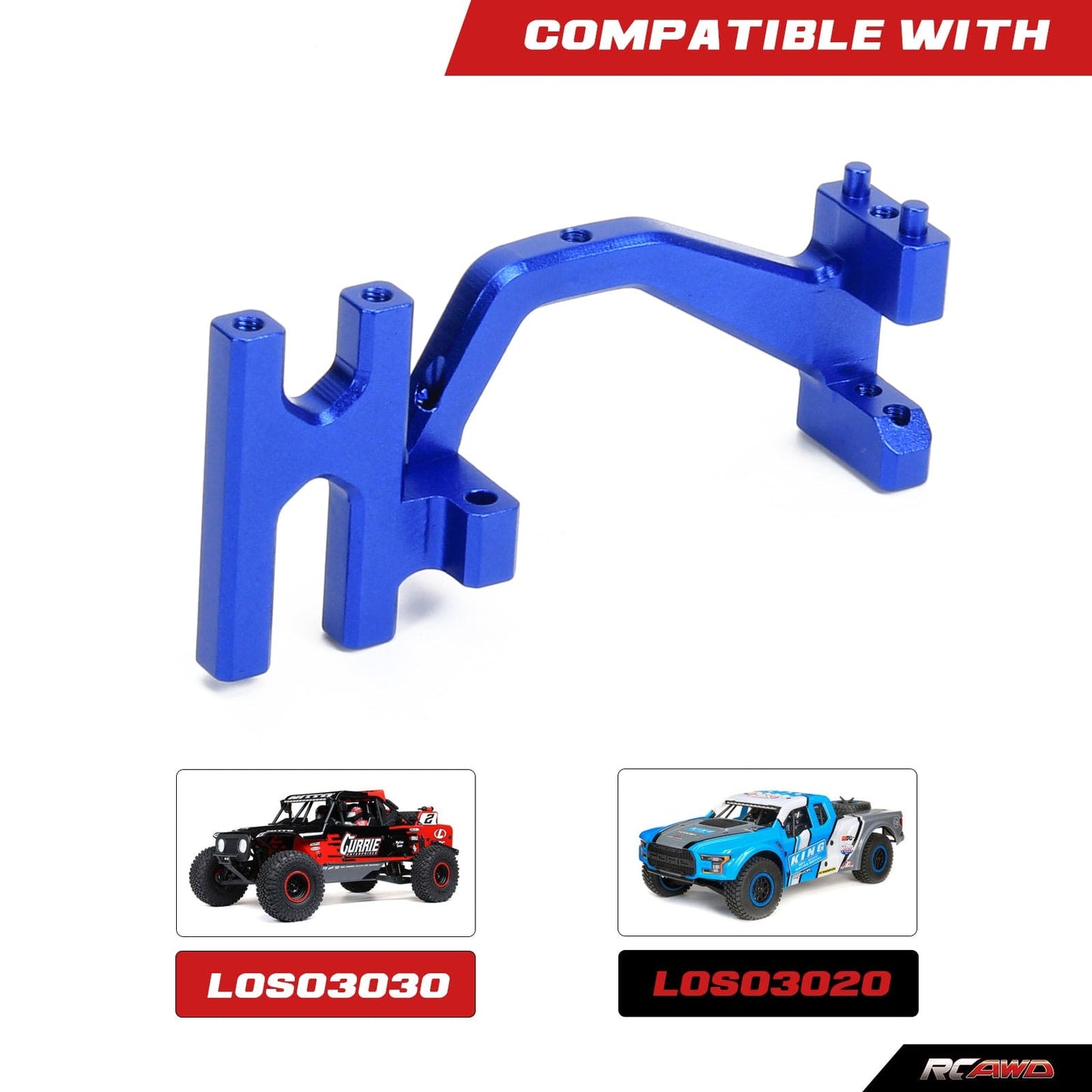 RCAWD losi baja rey RCAWD Losi Baja Upgrades Aluminum Steering Servo Mount LOS331001