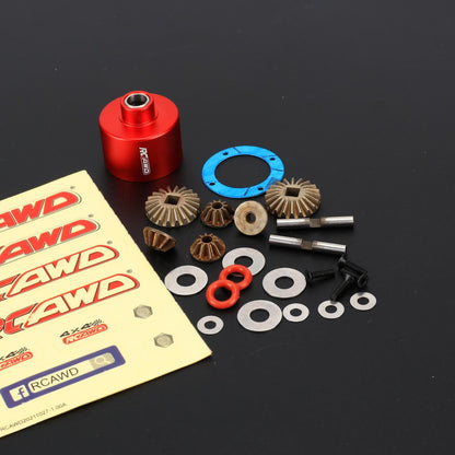 RCAWD losi baja rey Rear / Red RCAWD Losi Baja Rey 4WD Diff Kits