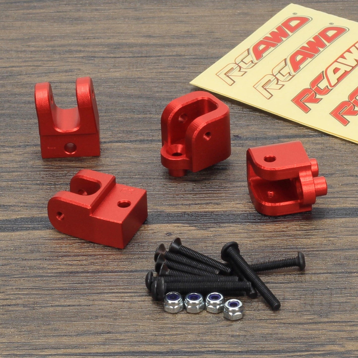 RCAWD losi baja rey Red RCAWD 1/10 Losi Baja Rey Hammer Rey upgrades Axle Housing Upper Track Rod Mount