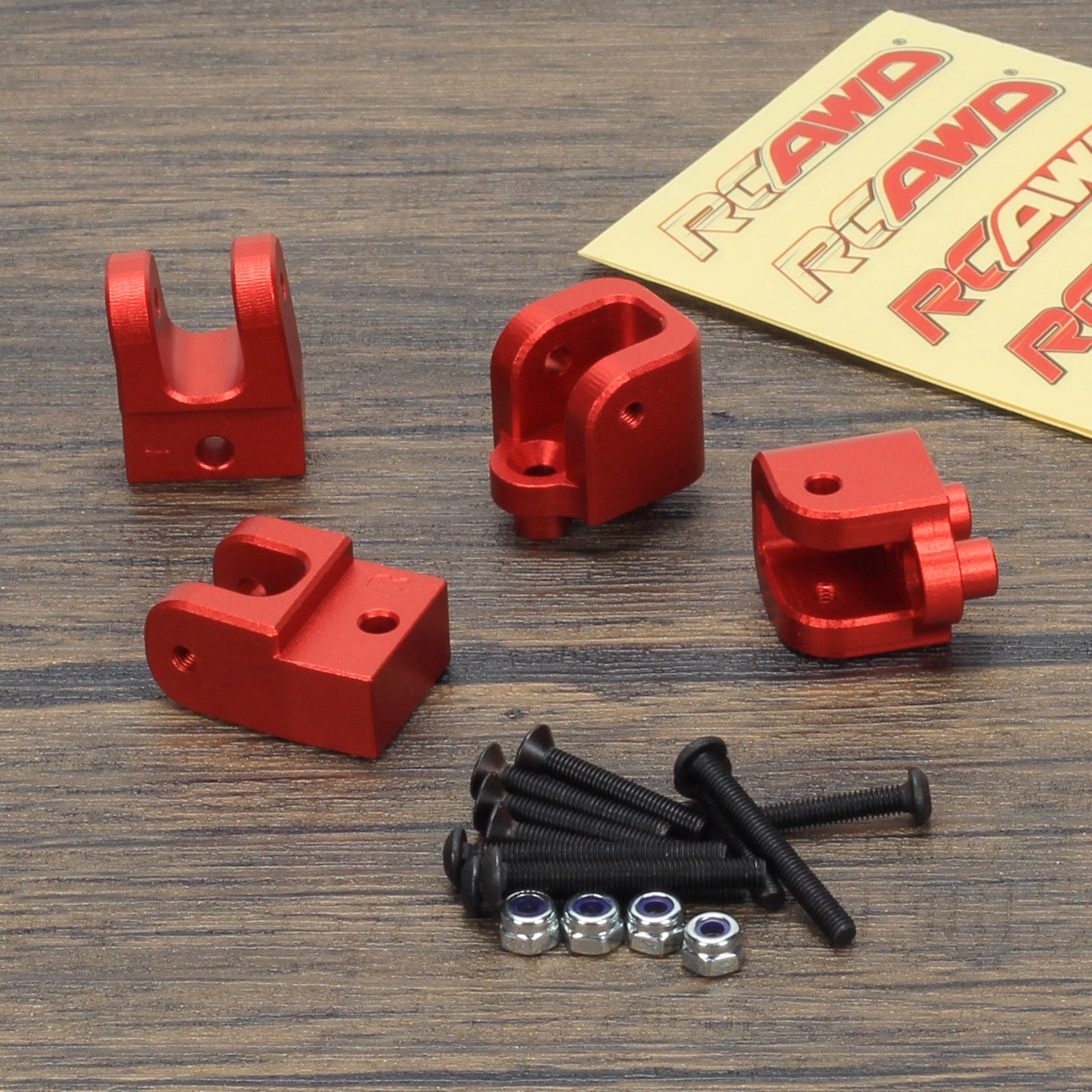 RCAWD losi baja rey Red RCAWD 1/10 Losi Baja Rey Hammer Rey upgrades Axle Housing Upper Track Rod Mount