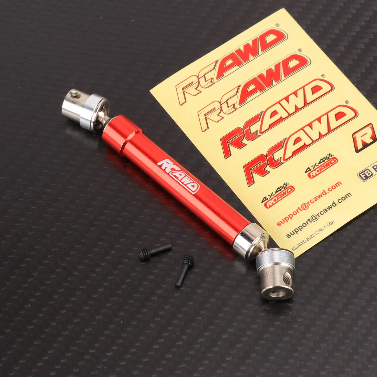 RCAWD losi baja rey Red RCAWD LOSI 1/10 Baja Rey Rear Driveshaft Set LOS232005BL