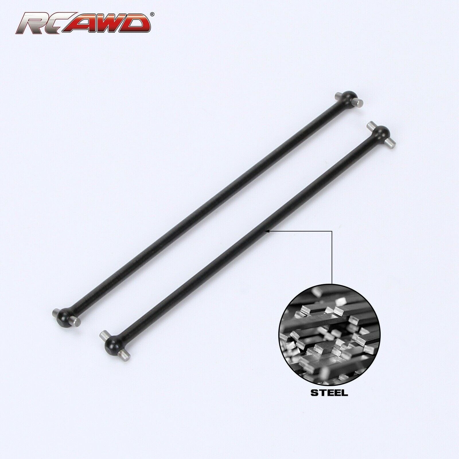 RCAWD LOSI Lasernut U4 Black RCAWD Losi Lasernut upgrade parts Center Driveshaft LOS232054