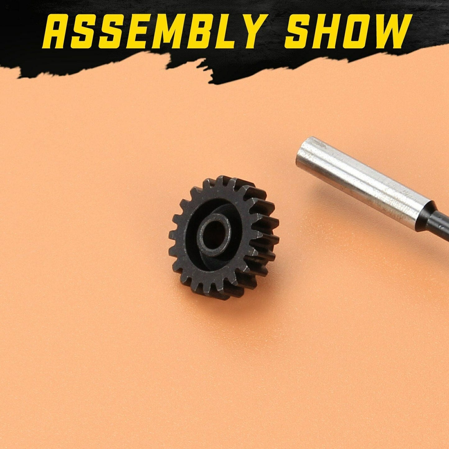 RCAWD LOSI Lasernut U4 Black RCAWD Losi Lasernut upgrade parts Pinion Gear 20T LOS242008