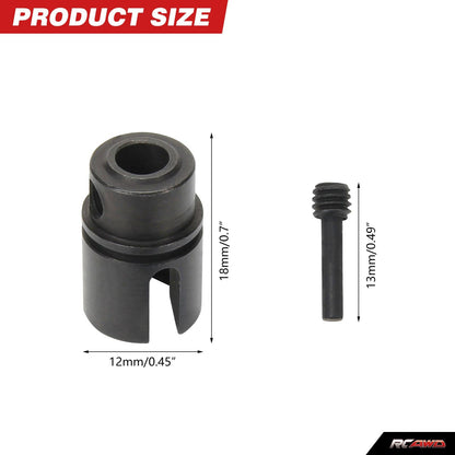 RCAWD LOSI Lasernut U4 Black RCAWD Losi Upgrades Center Drive Coupler for Lasernut Tenacity