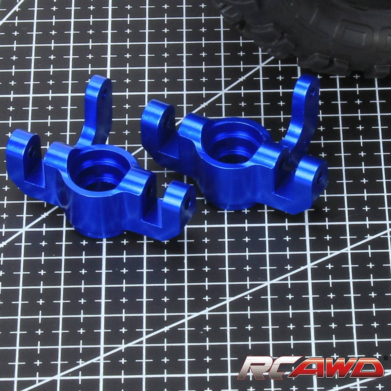 RCAWD LOSI Lasernut U4 Blue RCAWD Losi Lasernut upgrade parts Front Steering Hub Carrier Blocks LOS334012