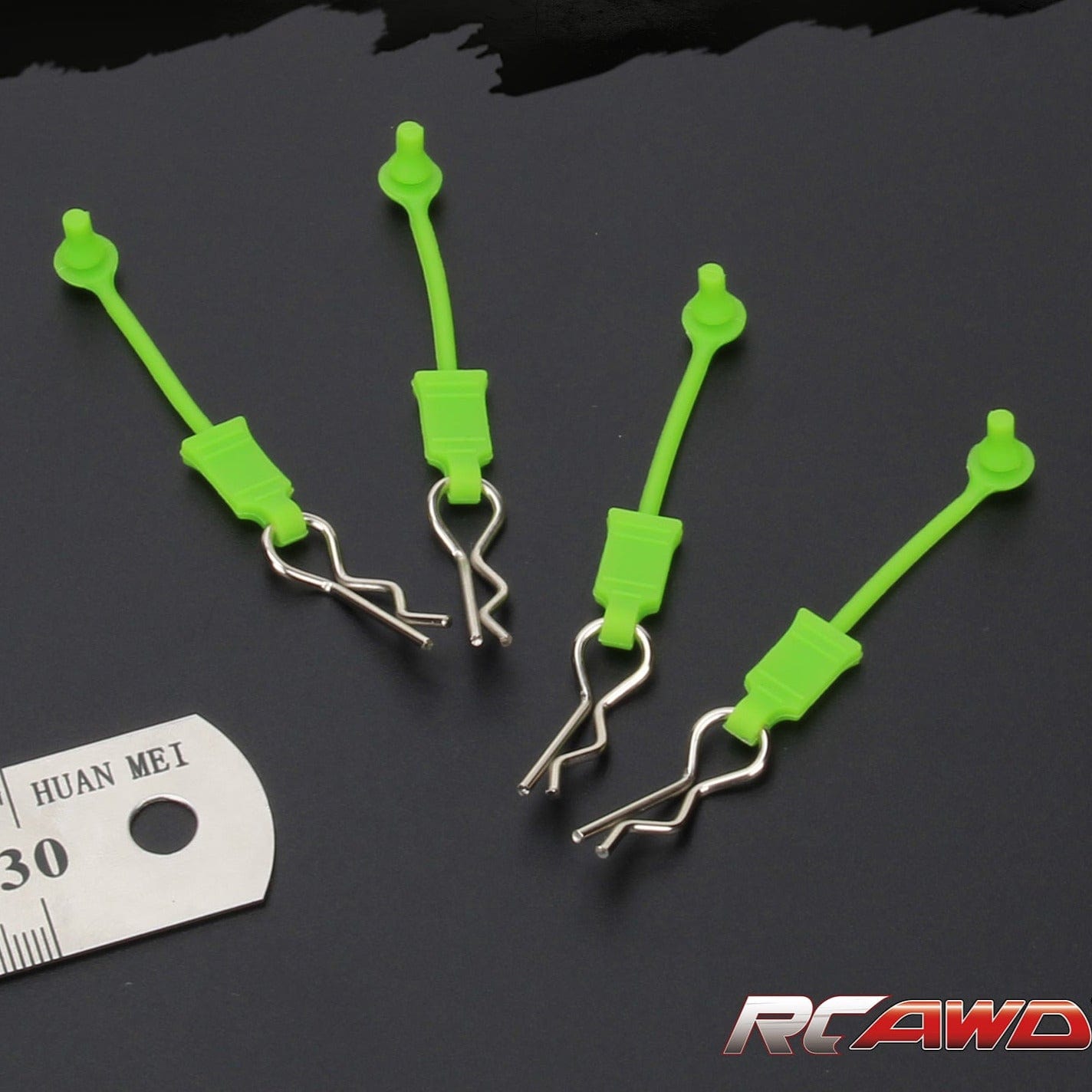 RCAWD LOSI Lasernut U4 Green RCAWD Losi Upgrades RC Body Clip Leash for Tenacity Lasernut