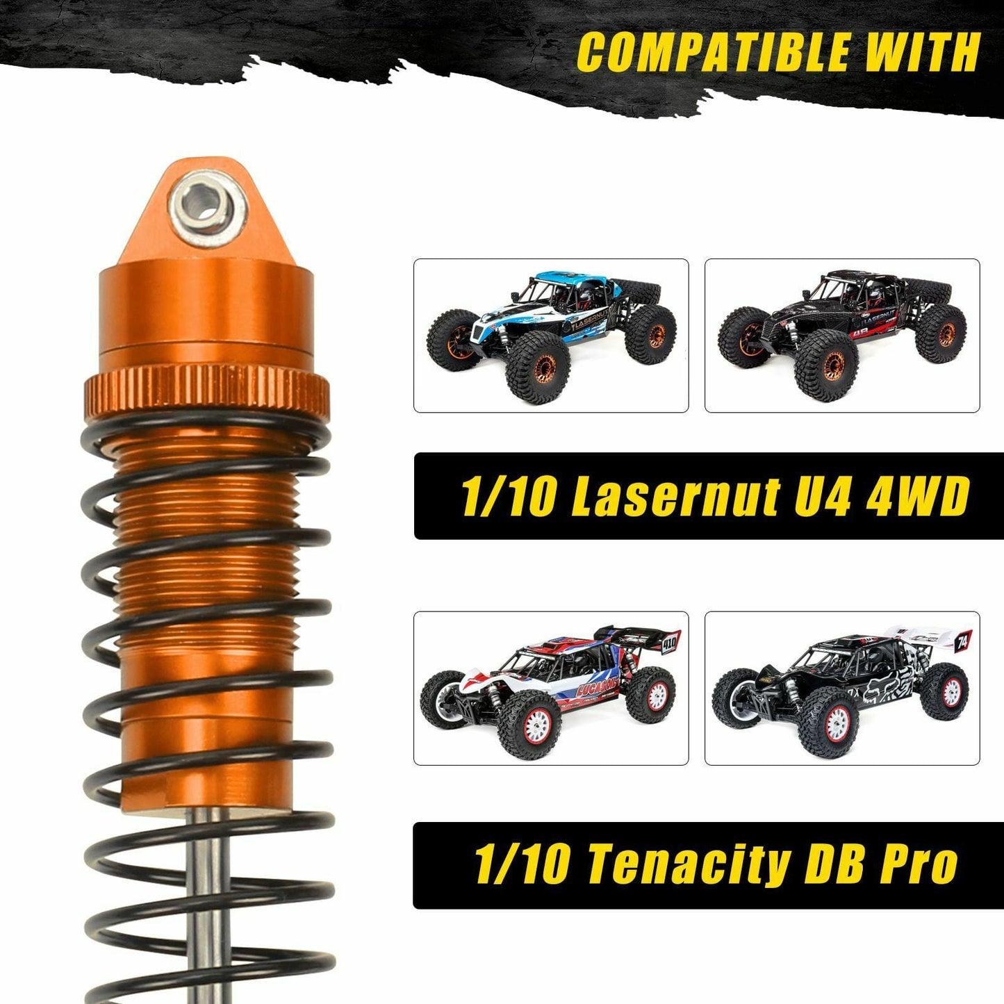 RCAWD LOSI Lasernut U4 RCAWD Losi Lasernut Shocks Absorber Damper LOS233011