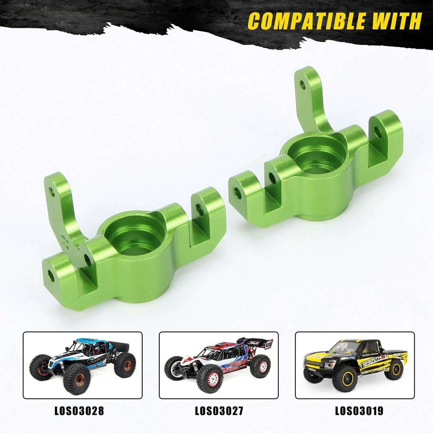 RCAWD LOSI Lasernut U4 RCAWD Losi Lasernut upgrade parts Front Steering Hub Carrier Blocks LOS334012