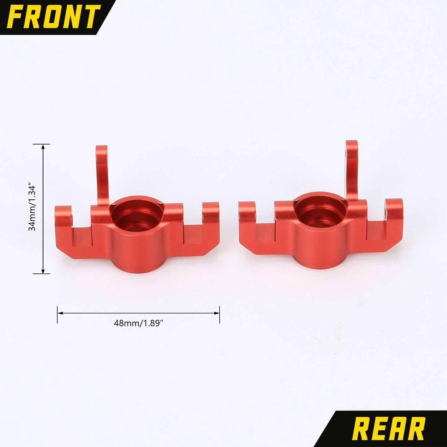 RCAWD LOSI Lasernut U4 RCAWD Losi Lasernut upgrade parts Front Steering Hub Carrier Blocks LOS334012