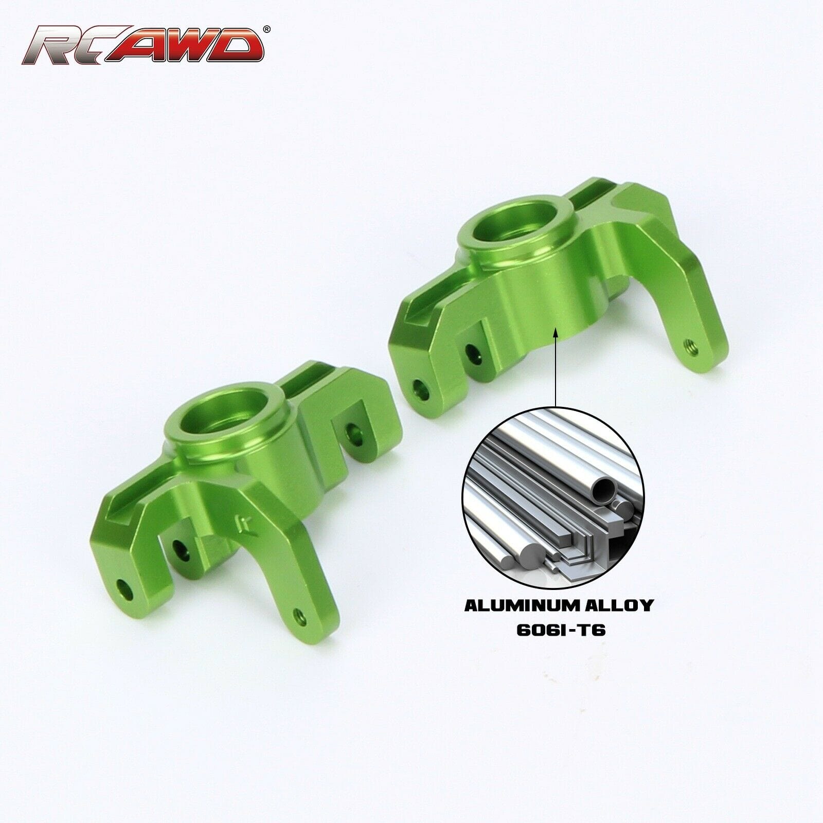 RCAWD LOSI Lasernut U4 RCAWD Losi Lasernut upgrade parts Front Steering Hub Carrier Blocks LOS334012