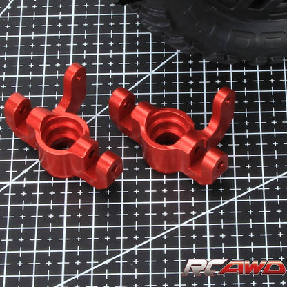 RCAWD LOSI Lasernut U4 Red RCAWD Losi Lasernut upgrade parts Front Steering Hub Carrier Blocks LOS334012