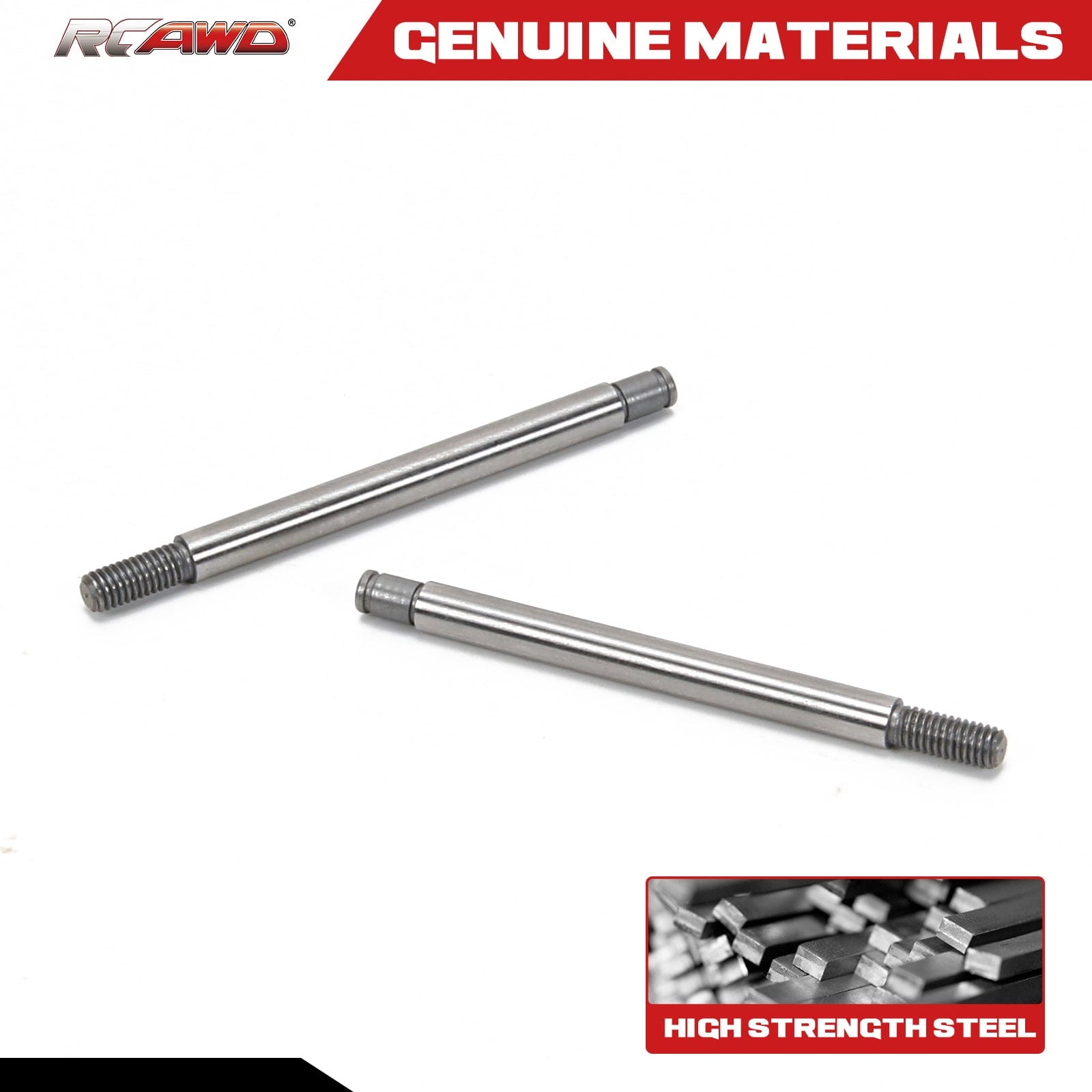 RCAWD Losi Lasernut Upgrades F/R Shocks Shaft - RCAWD