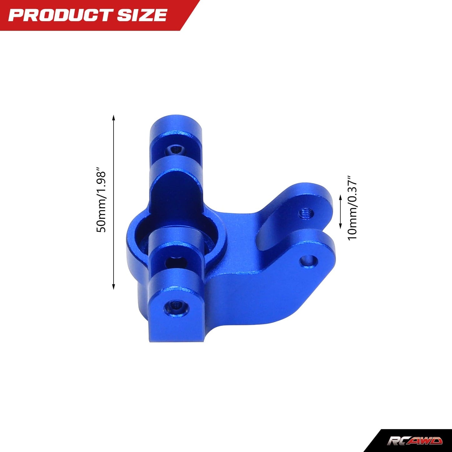 RCAWD Losi LMT Upgrade parts steering hub carrier knuckle arm blocks Spindle Set Front (L/R) LOS244004 - RCAWD