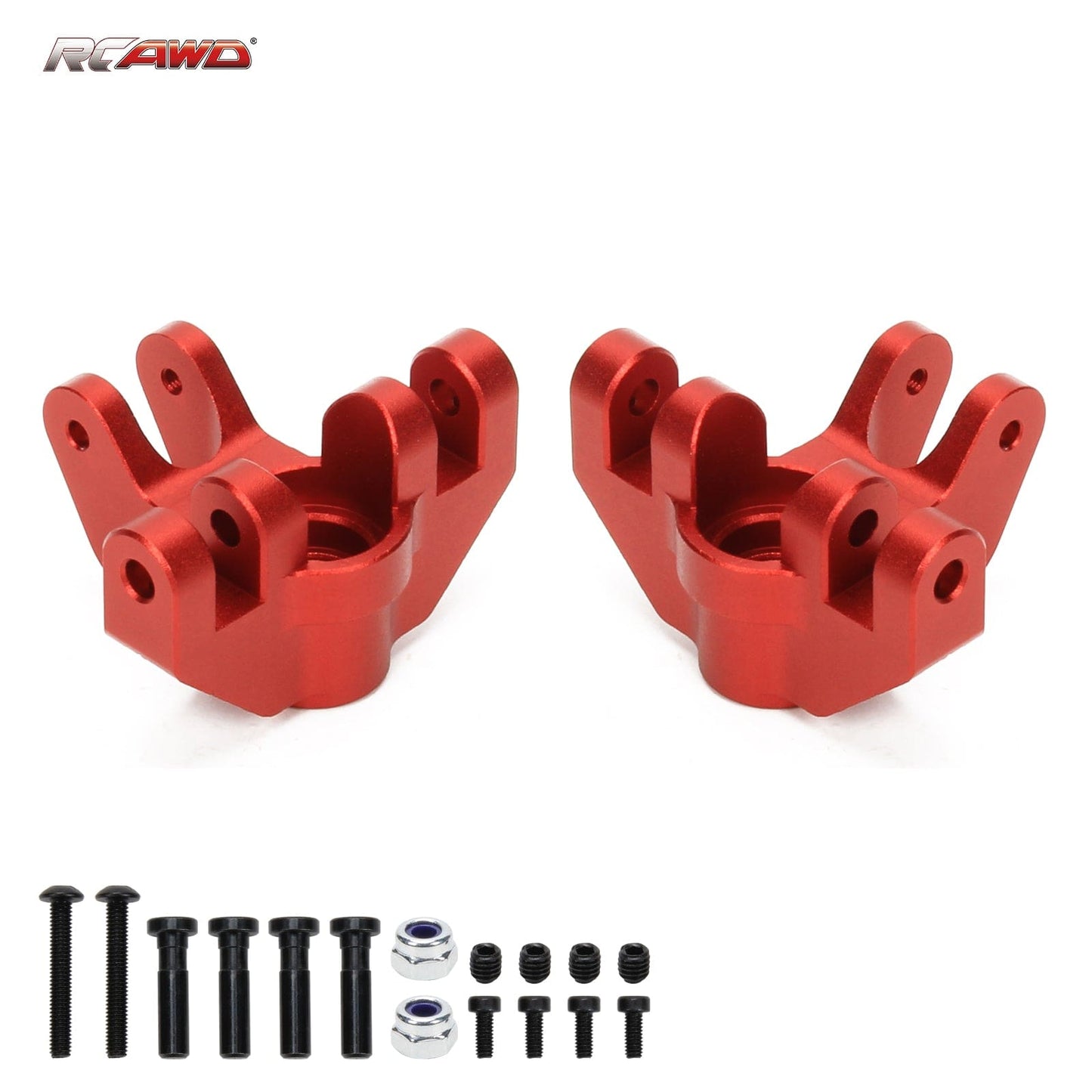 RCAWD Losi LMT Upgrade parts steering hub carrier knuckle arm blocks Spindle Set Front (L/R) LOS244004 - RCAWD