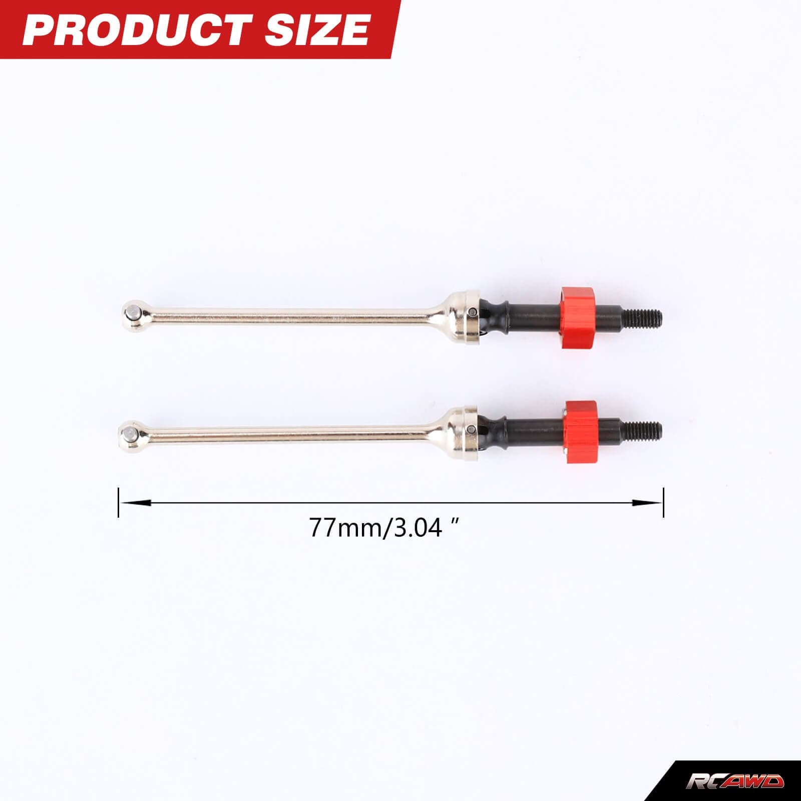 RCAWD LOSI MINI 2.0 Version RCAWD Losi Mini-B Mini-T CVD Driveshaft Kit  2.0 Version 2pcs