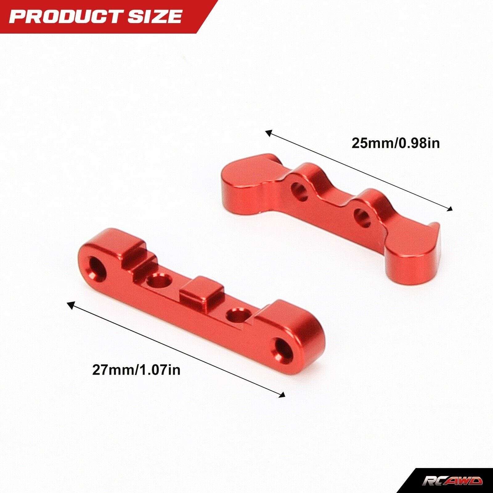 RCAWD Losi Mini - B Mini - T upgrades Pivot Block Set LOS311006 - RCAWD