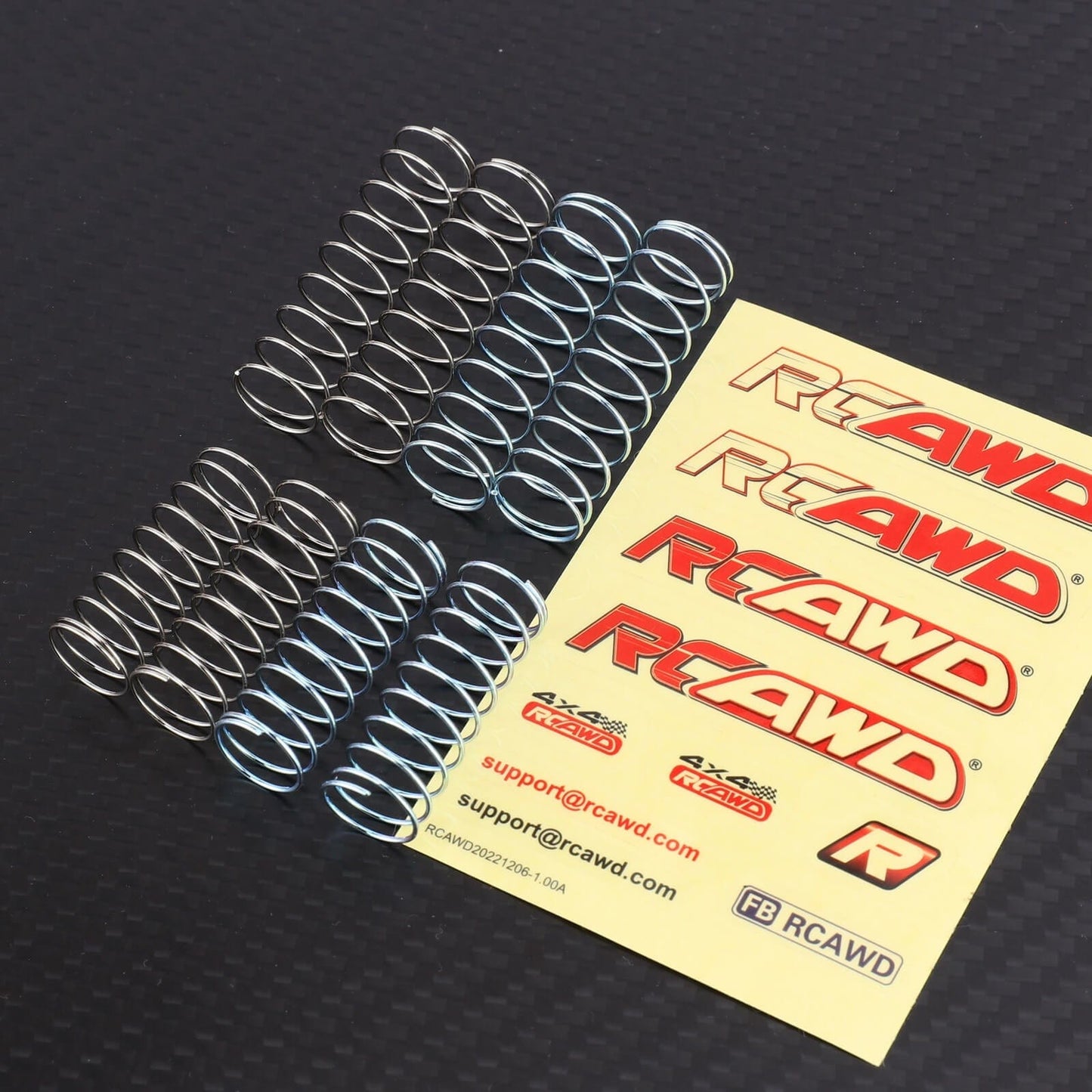 RCAWD LOSI MINI Only springs(4pair) RCAWD LOSI mini-B mini-T Shock Absorber Damper Oil Filled Type 2.0 Version