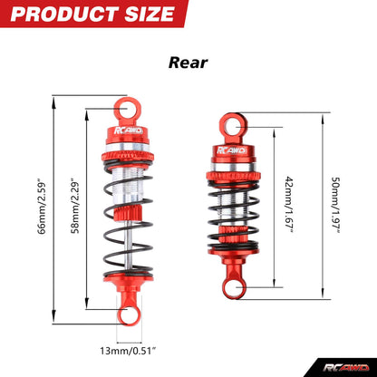 RCAWD LOSI MINI RCAWD LOSI mini-B mini-T Shock Absorber Damper Oil Filled Type 2.0 Version