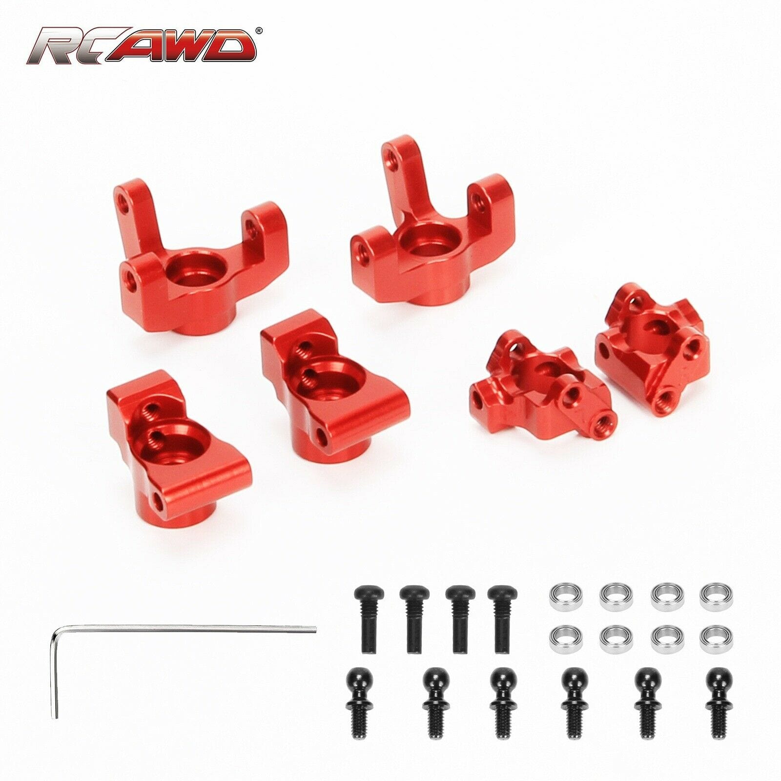 RCAWD LOSI MINI RCAWD Losi Mini Steering Hub Carrier Set D3-LOS214006