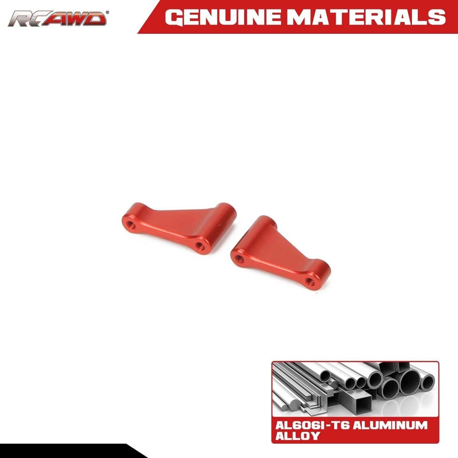 RCAWD LOSI MINI Red RCAWD Losi Mini-B Mini-T upgrades Front Brace Set LOS311007