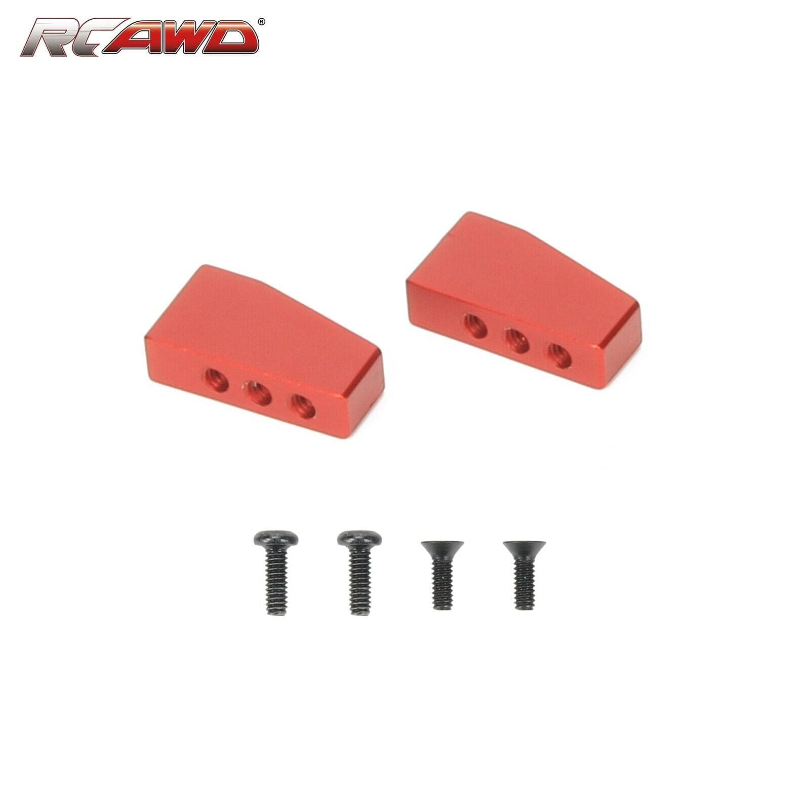 RCAWD LOSI MINI Red RCAWD Losi Mini-B Mini-T upgrades Servo Mount Set Los311008